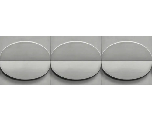 MARBURG Behangrand vlies 34493 Shades 3D-optiek 500x17 cm Drie grijze wandtegels met een half cirkelvormig ontwerp