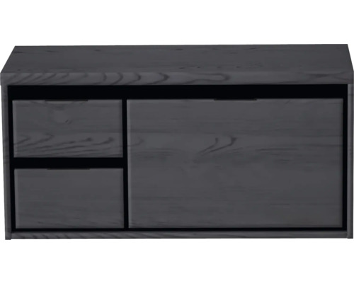 SANOX Wastafelonderkast Loft 48,6x100,2 cm black oak
