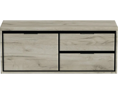 SANOX Wastafelonderkast Loft 48,6x120,2 cm craft oak