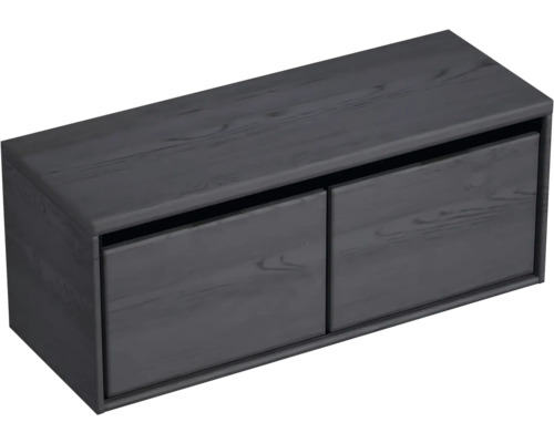 SANOX Wastafelonderkast Loft 48,6x120,2 cm black oak