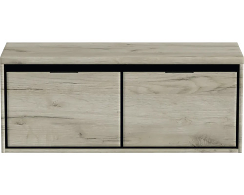 Schoenenkast met twee kleppen in houten decor