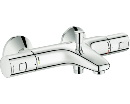 GROHE Bad thermostaatkraan met omsteller Precision Start 34598000 chroom Opbouwthermostaat badkraan