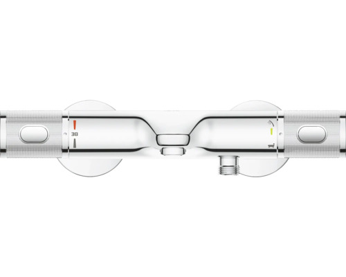 Opbouw douchethermostaat met bescherming tegen verbranding