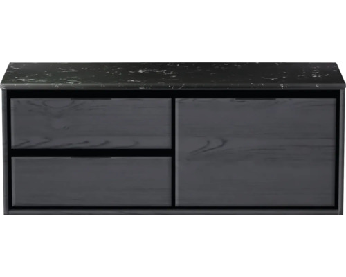 Wastafelonderkast met twee lades en een deur