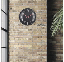 NEXTIME Wandklok Duomo zwart ø 50 cm