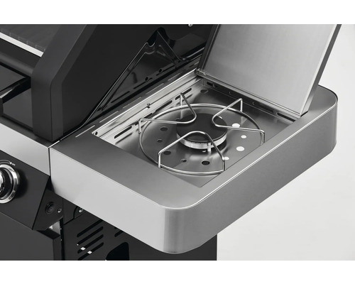 Zijbrander van een gasbarbecue