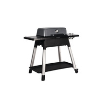 Everdure houtskoolbarbecue met warmhoudrek, thermometer en bijzettafels