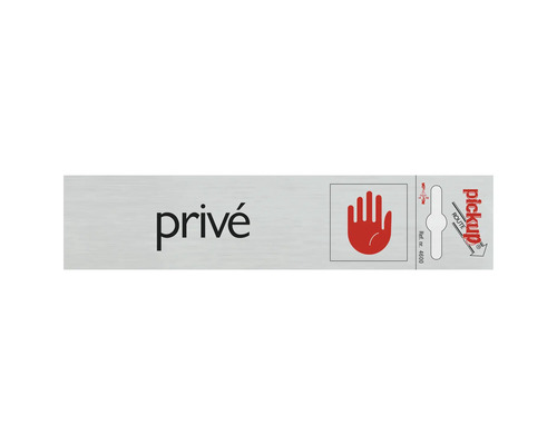 PICKUP Informatiebord privé 4,4x16,5 cm