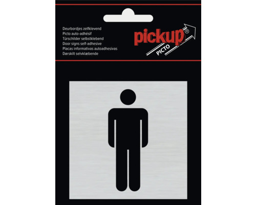 PICKUP Informatiebord zelfklevend heren 8x8 cm PICKUP Informatiebord zelfklevend heren 8x8 cm