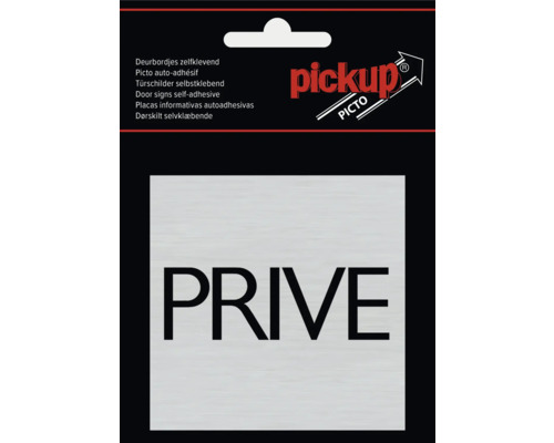 PICKUP Informatiebord zelfklevend privé 8x8 cm