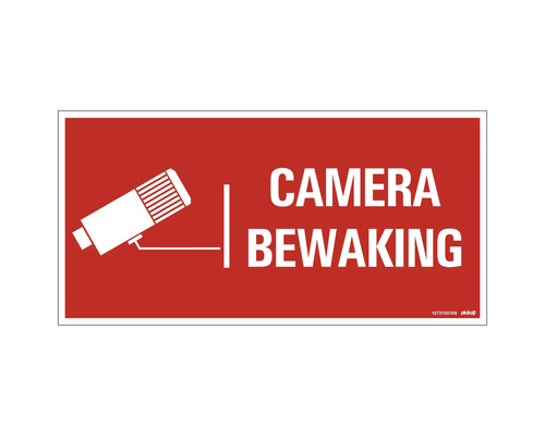 PICKUP Informatiebord camerabewaking 15x30 cm PICKUP Informatiebord camerabewaking 15x30 cm
