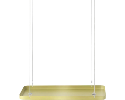 Plantentafel hangend goud 38x15x2,1 cm