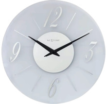 Nextime wandklok met ronde vorm en wijzerplaat