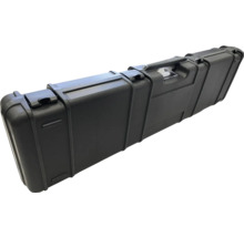 Langwerpige transportkoffer van kunststof