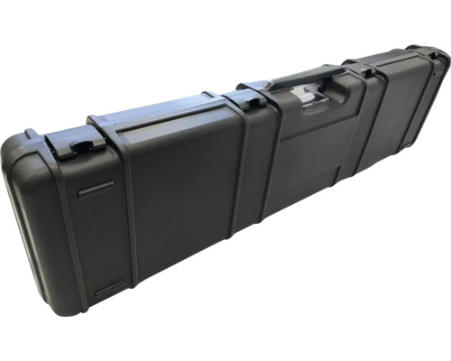 Langwerpige transportkoffer van kunststof