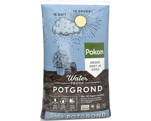 Zak Pokon Water Proof potgrond, 30 liter