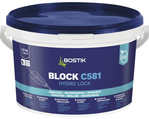 BOSTIK C581 HYDRO LOCK Boorgatpleister 2,5 Kg BOSTIK C581 HYDRO LOCK Boorgatpleister 2,5 Kg