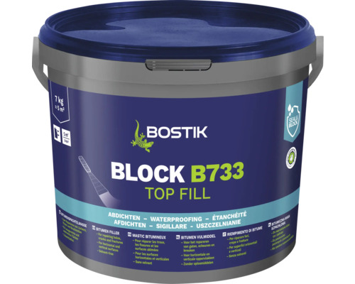 BOSTIK BLOCK B733 Bitumenafdichting, 7 kg