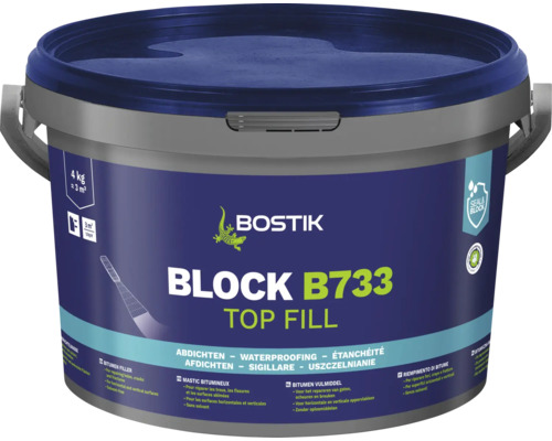 BOSTIK BLOCK B733 Bitumenafdichting, 4 kg