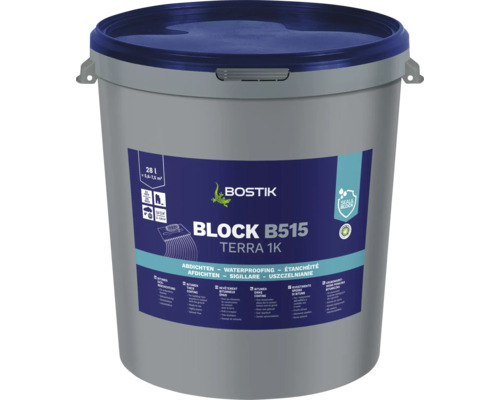 BOSTIK BLOCK B515 TERRA 1K+ Dikke coating 28 l