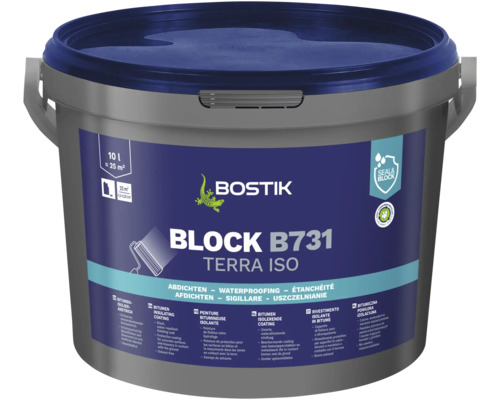BOSTIK BLOCK B731 TERRA ISO Bitumenisolatielaag 10 l