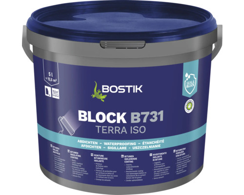 BOSTIK BLOCK B731 TERRA ISO Bitumenisolatielaag 5 l