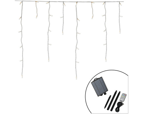 Solarverlichting met ijspegellook en accessoires