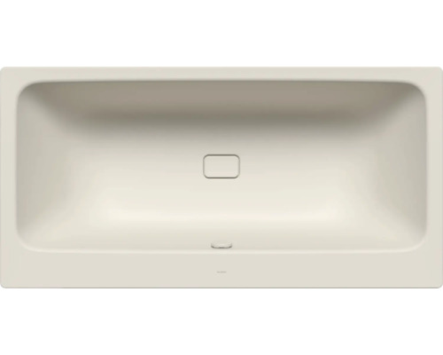 KALDEWEI Ligbad Asymmetric Duo 100x190x42,50 cm warm grey 10 Rechthoekig bad van sanitairacryl met overloop en afvoer
