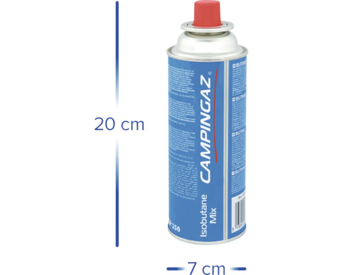 Campingaz CP 250 gaspatroon, hoogte circa 20 cm