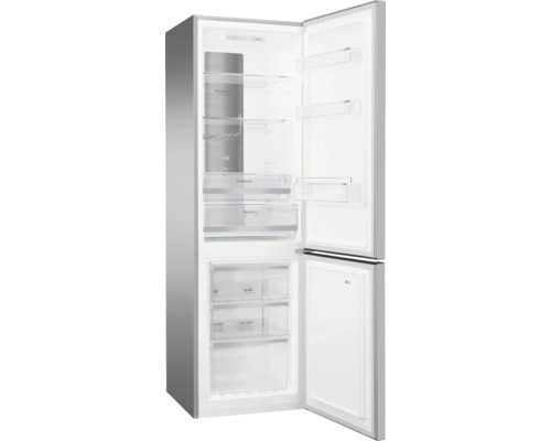 Geopende koelkast met vriezer