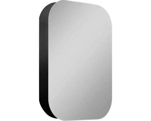 Rechthoekige spiegelkast met afgeronde hoeken voor de badkamer