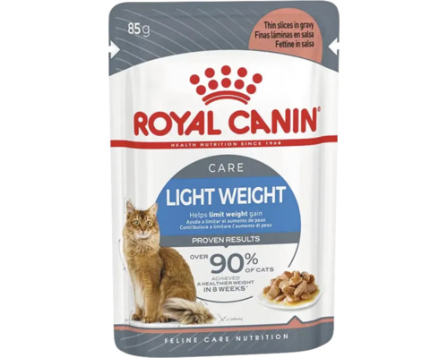 ROYAL CANIN Kattenvoer Light Weight 85 gr Royal Canin Light Weight kattenvoer in 85 gram verpakking