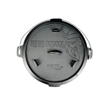 Valhal Outdoors Dutch Oven deksel van gietijzer
