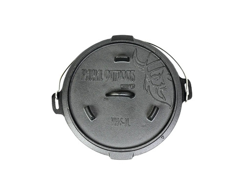 Gietijzeren Dutch Oven met deksel en draagbeugel