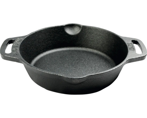 VALHAL Skillet gietijzer met handgrepen 20 cm zwart