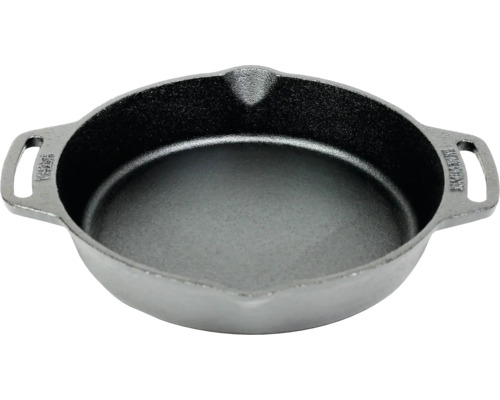 VALHAL Skillet gietijzer met handgrepen 25 cm zwart