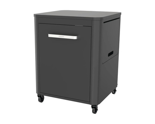 Cozze tafel met lade en wielen