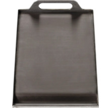 Grillplaat van roestvrij staal met handvat