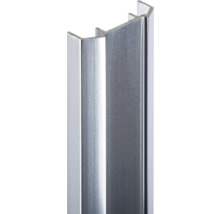 Gedetailleerde weergave van een aluminium profiel.
