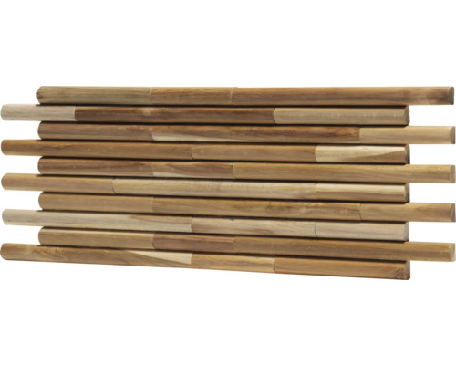 Mozaïekmat van houten staven