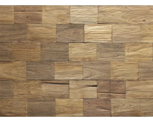 Vierkante wandbekleding van hout