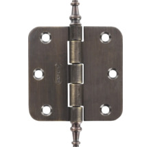 STARX Vaasknopscharnier 76x76 mm ronde hoek brons