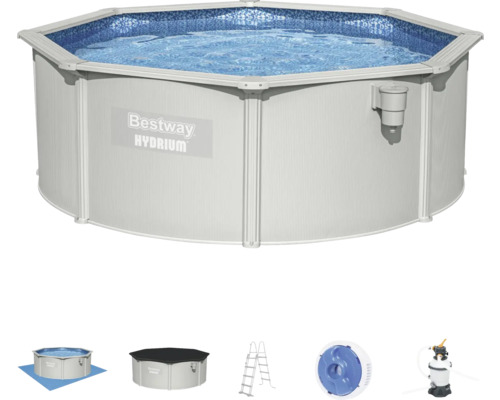 Bestway Hydrium stalen frame zwembad set met accessoires