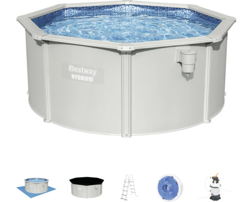Bestway Hydrium zwembadset met stalen wand en accessoires