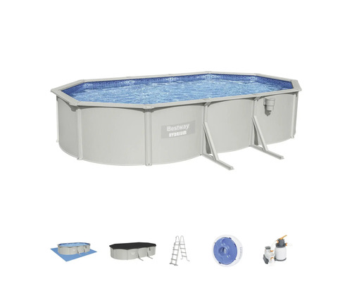 Bestway Hydrium zwembadset met stalen wand en accessoires