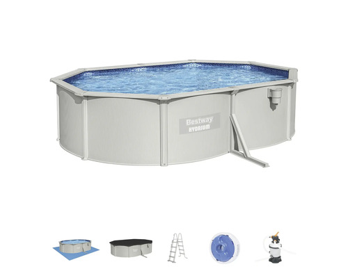 Bestway Hydrium zwembadset met stalen wand en accessoires