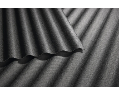 Close-up van golfplaten van vezelcement