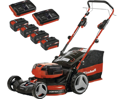 EINHELL Accu Grasmaaier GE-CM 2x18 V / 47 cm incl. accu en lader EINHELL Accu Grasmaaier GE-CM 2x18 V / 47 cm incl. accu en lader