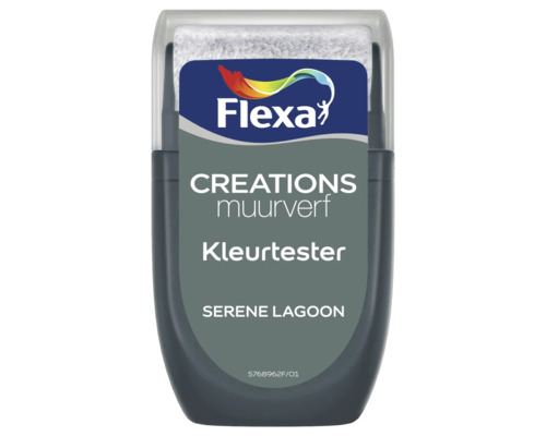 FLEXA Creations muurverf kleurtester Serene Lagoon 30 ml Flexa Creations muurverf kleurtester