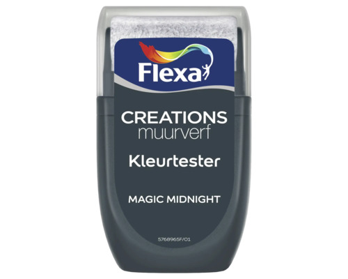 FLEXA Creations muurverf kleurtester Magic Midnight 30 ml